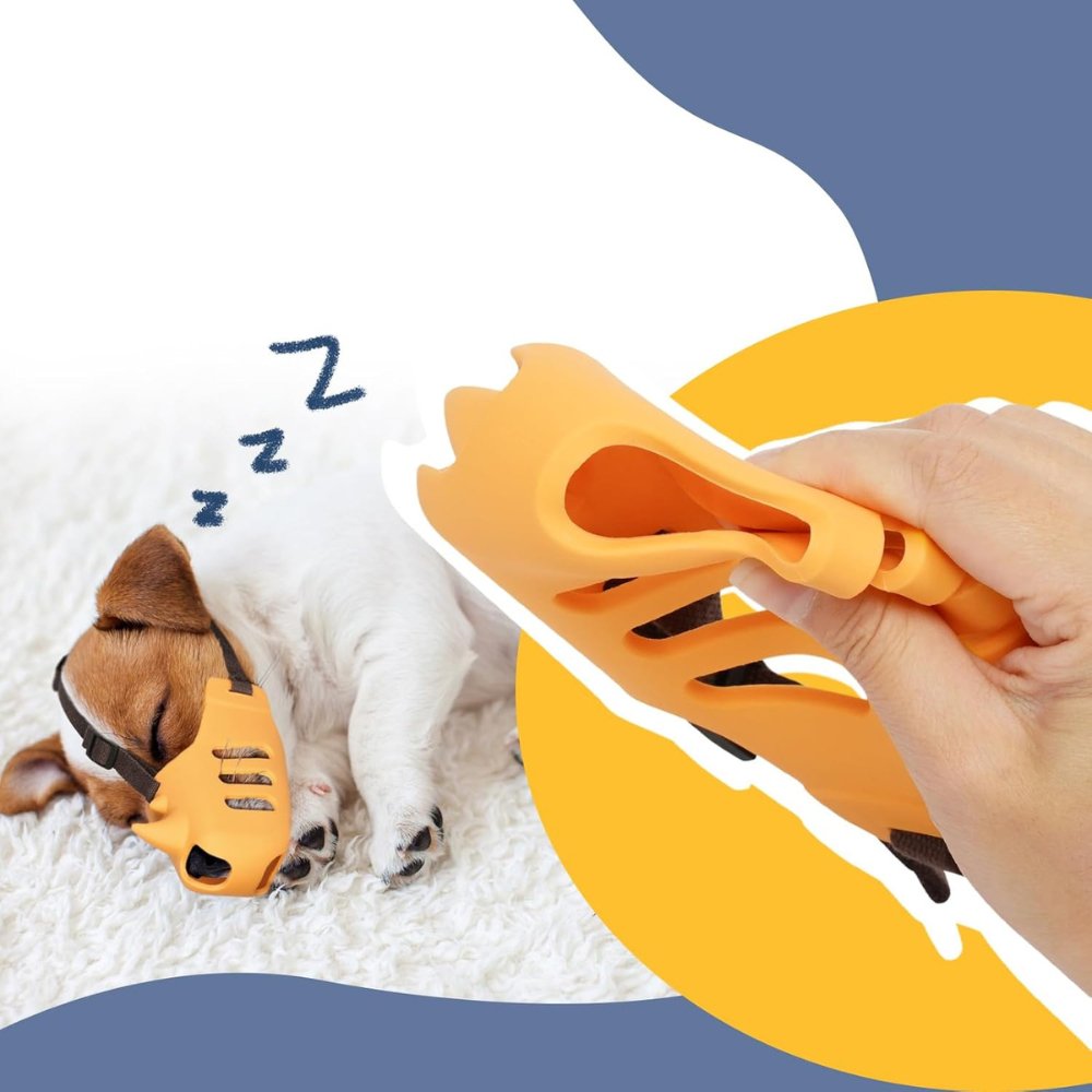 SecureGuard Adjustable Dog Muzzle - Custom Fit, Breathable & Durable Design 4