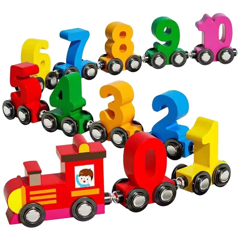 MAGNITRAK – Creative Wooden Magnetic Number Train