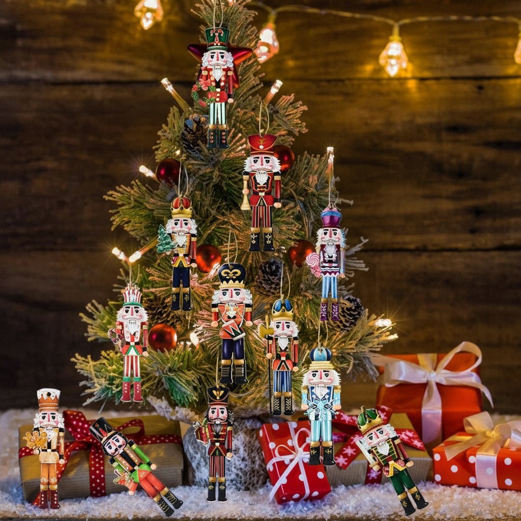 NUTCLASIK – Traditional Wooden Nutcracker Set for Elegant Holiday Charm