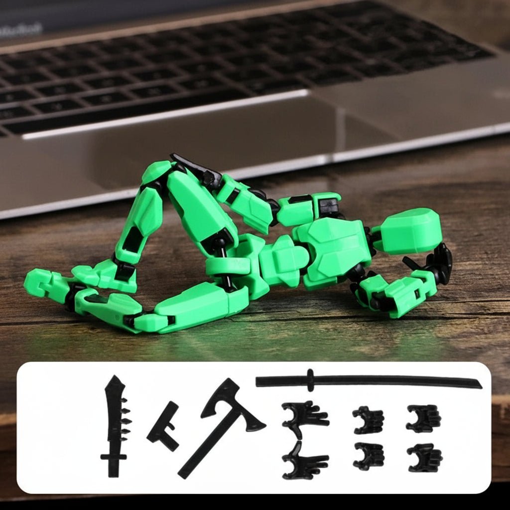 Shapeshift Robot 3D Printed Action Figure - 14CM Movable Mannequin Toy 8