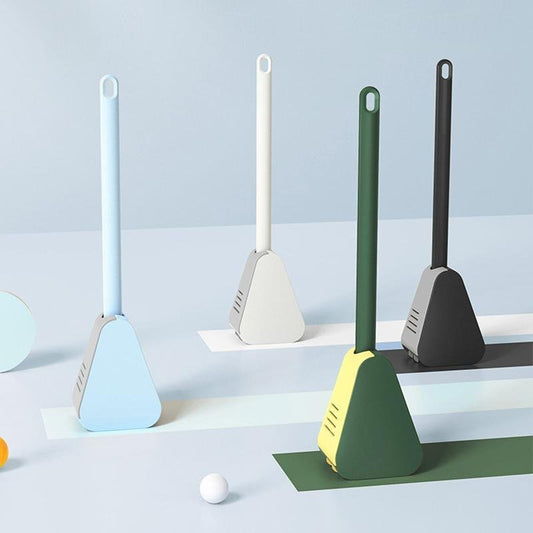 Silly - Triangular Toilet Brush with TPR Bristles for Deep Cleaning Loo 0