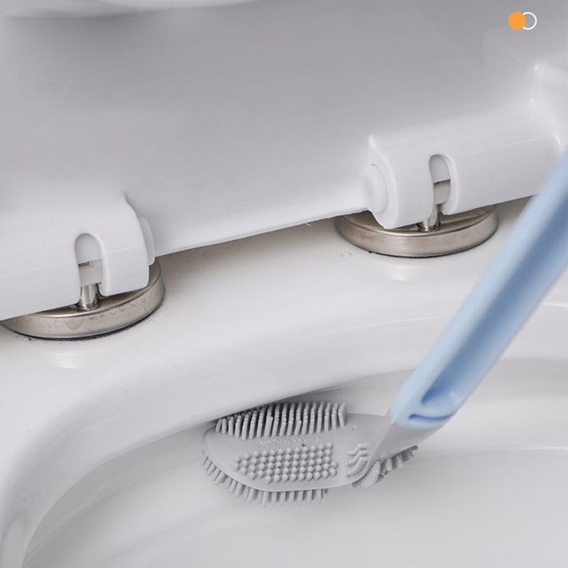 Silly - Triangular Toilet Brush with TPR Bristles for Deep Cleaning Loo 3