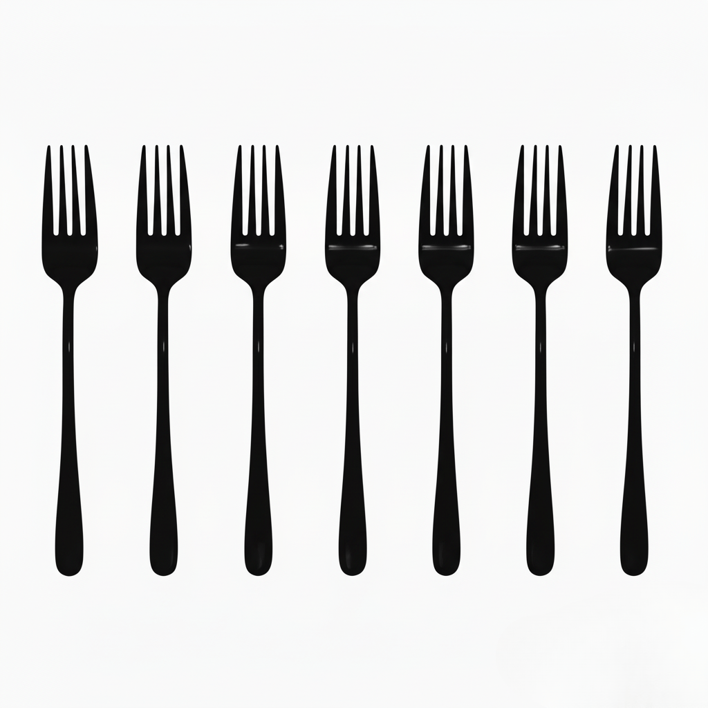 Silvéra – Elegant Dining Fork, Durable Plated Stainless Steel Utensil 11