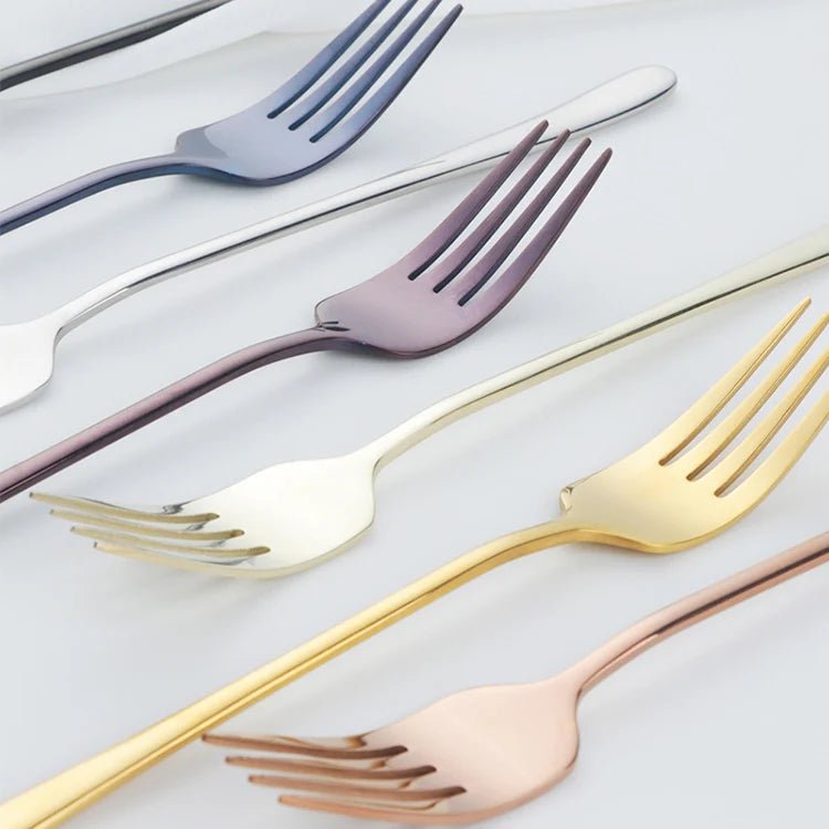 Silvéra – Elegant Dining Fork, Durable Plated Stainless Steel Utensil 4