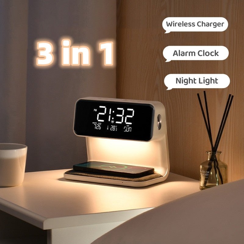 SleekStation – Clutter-Free Nightstand Solution with Touch Lamp 0