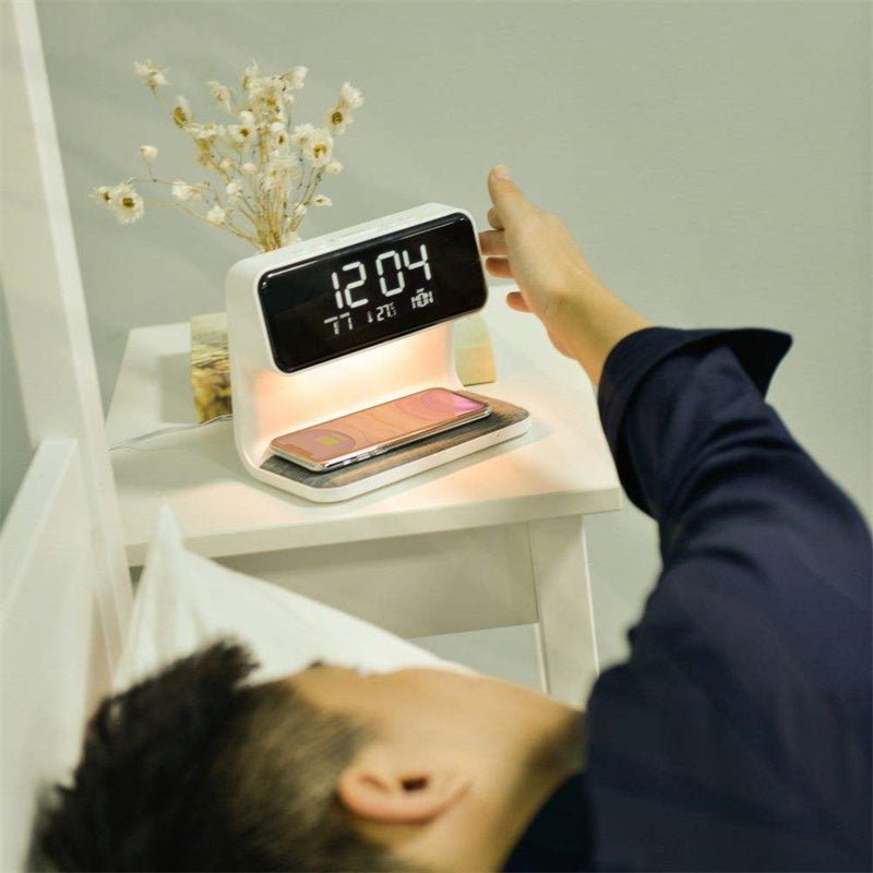 SleekStation – Clutter-Free Nightstand Solution with Touch Lamp 1