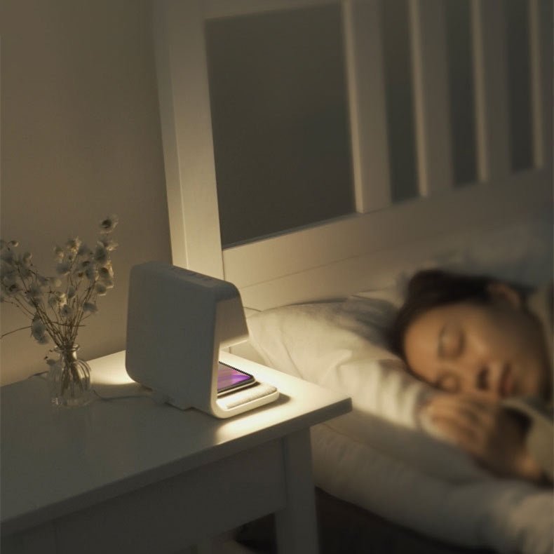 SleekStation – Clutter-Free Nightstand Solution with Touch Lamp 5