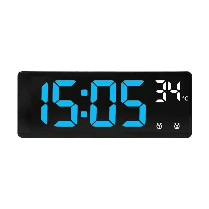 Smart Voice Control Digital Alarm Clock with Dual Alarms & Temperature Display 9