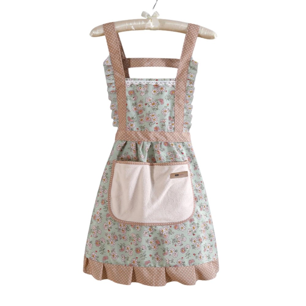 StainShield – Elegant Floral Apron with Full Coverage SEO Title 5