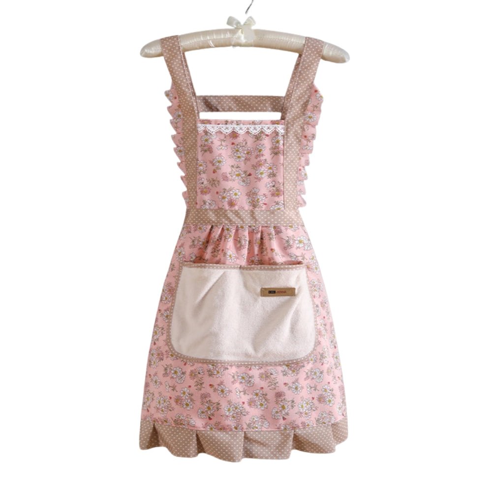 StainShield – Elegant Floral Apron with Full Coverage SEO Title 6