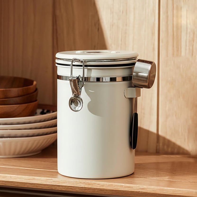 Stainless Steel Airtight Storage Container with Date Dial for Kitchen Freshness 1