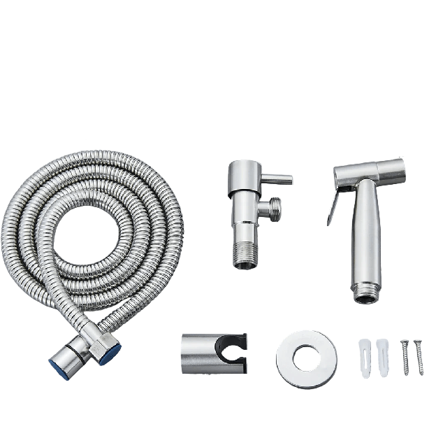 Stainless Steel Bidet Sprayer – Wall-Mounted Cold Water Shower for Effective Cleansing 5