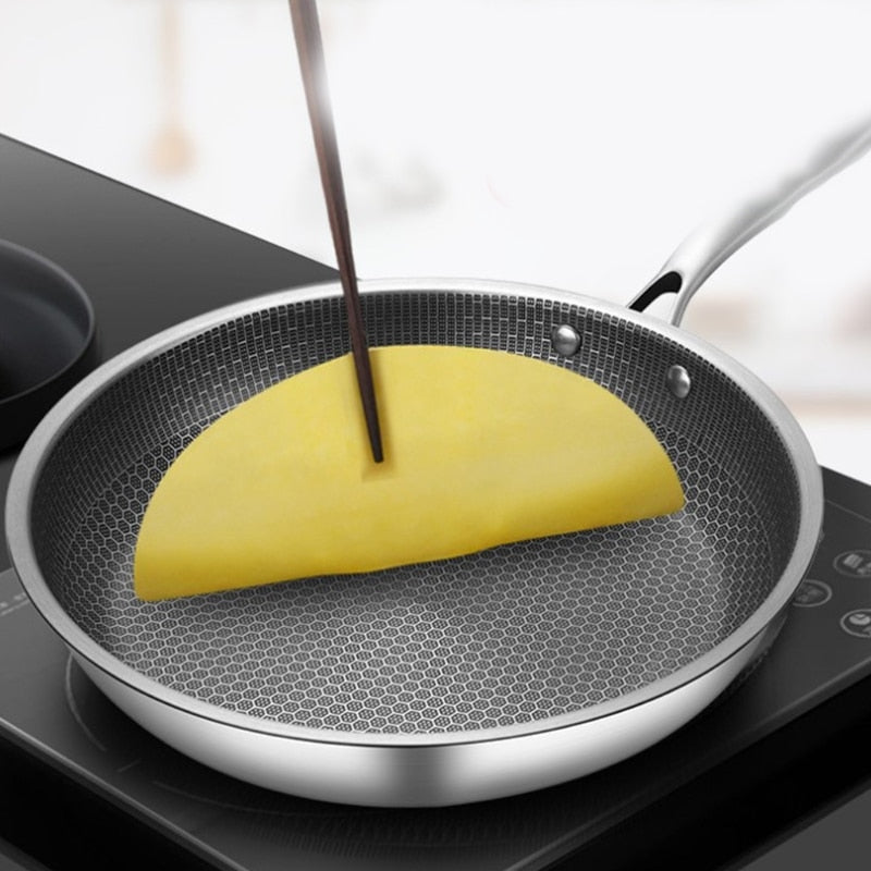 Stainless Steel Non-Stick Frying Pan for Effortless Cooking and Easy Food Release 1