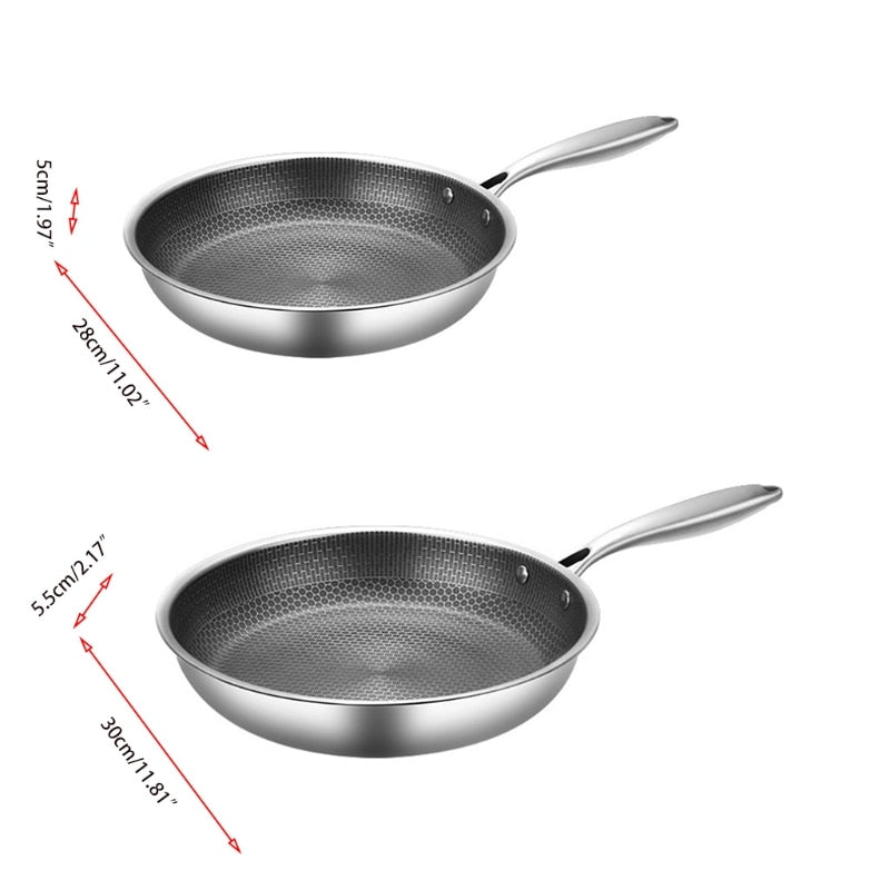 Stainless Steel Non-Stick Frying Pan for Effortless Cooking and Easy Food Release 6