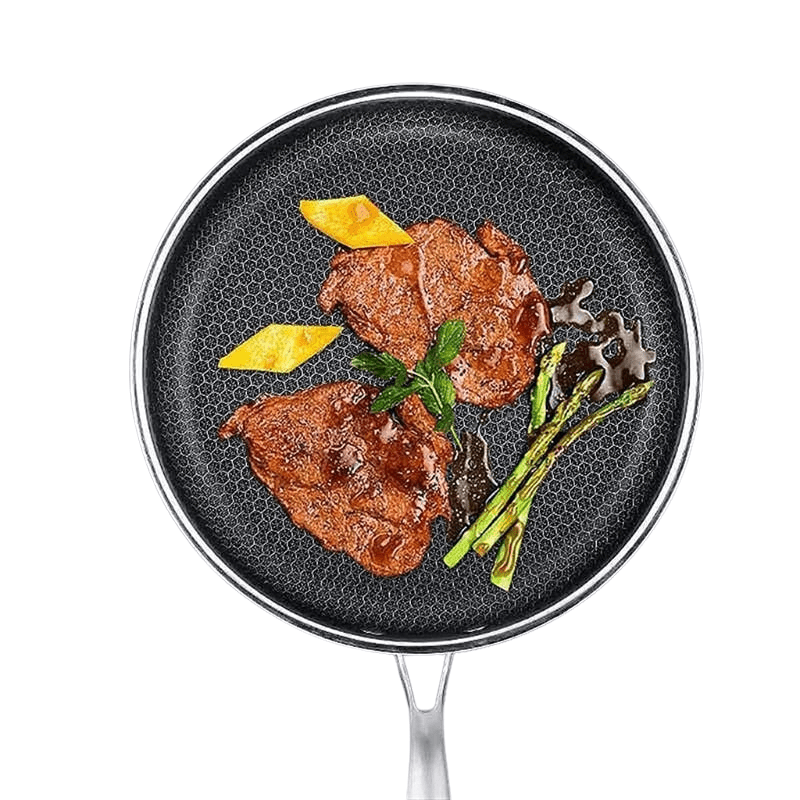 Stainless Steel Non-Stick Frying Pan for Effortless Cooking and Easy Food Release 7
