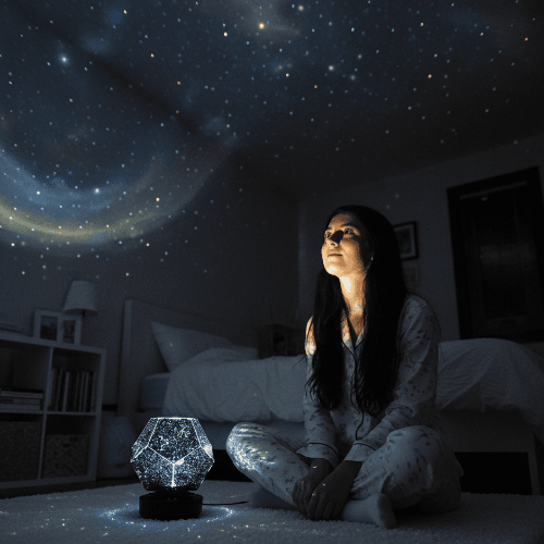 StellarLight Galaxy Projector | Starry Sky Lamp | Adjustable Ambience Lighting | Relaxing Night Light for Bedroom 5