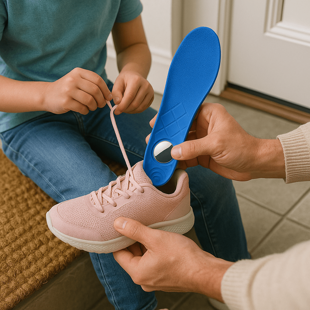 Steptrax – Smart Insoles with AirTag Tracking Slot for Comfort and Safety