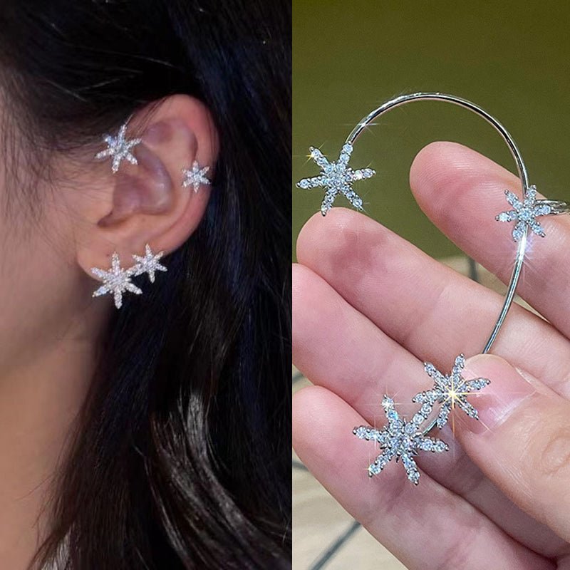 Stylish Adjustable Clip On Earrings with Cubic Zirconia for Every Occasion 5