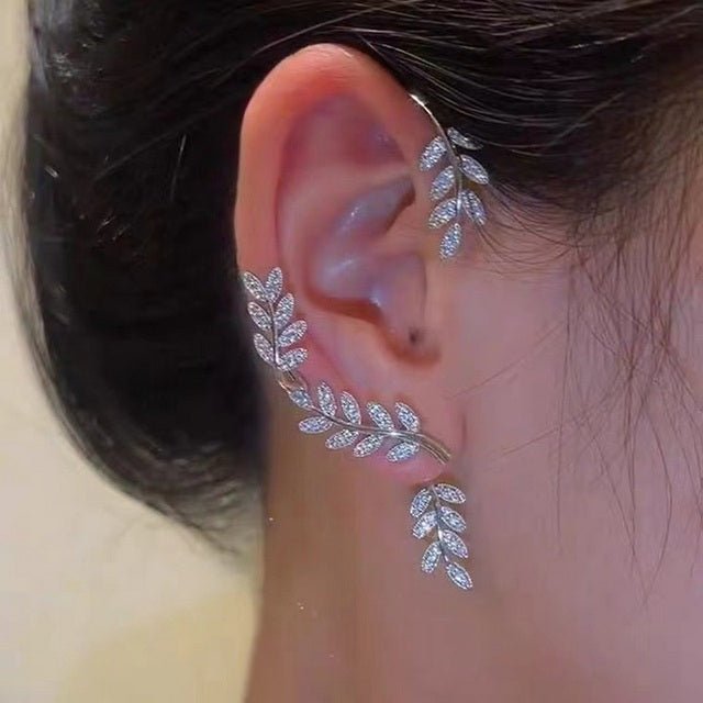 Stylish Adjustable Clip On Earrings with Cubic Zirconia for Every Occasion 9