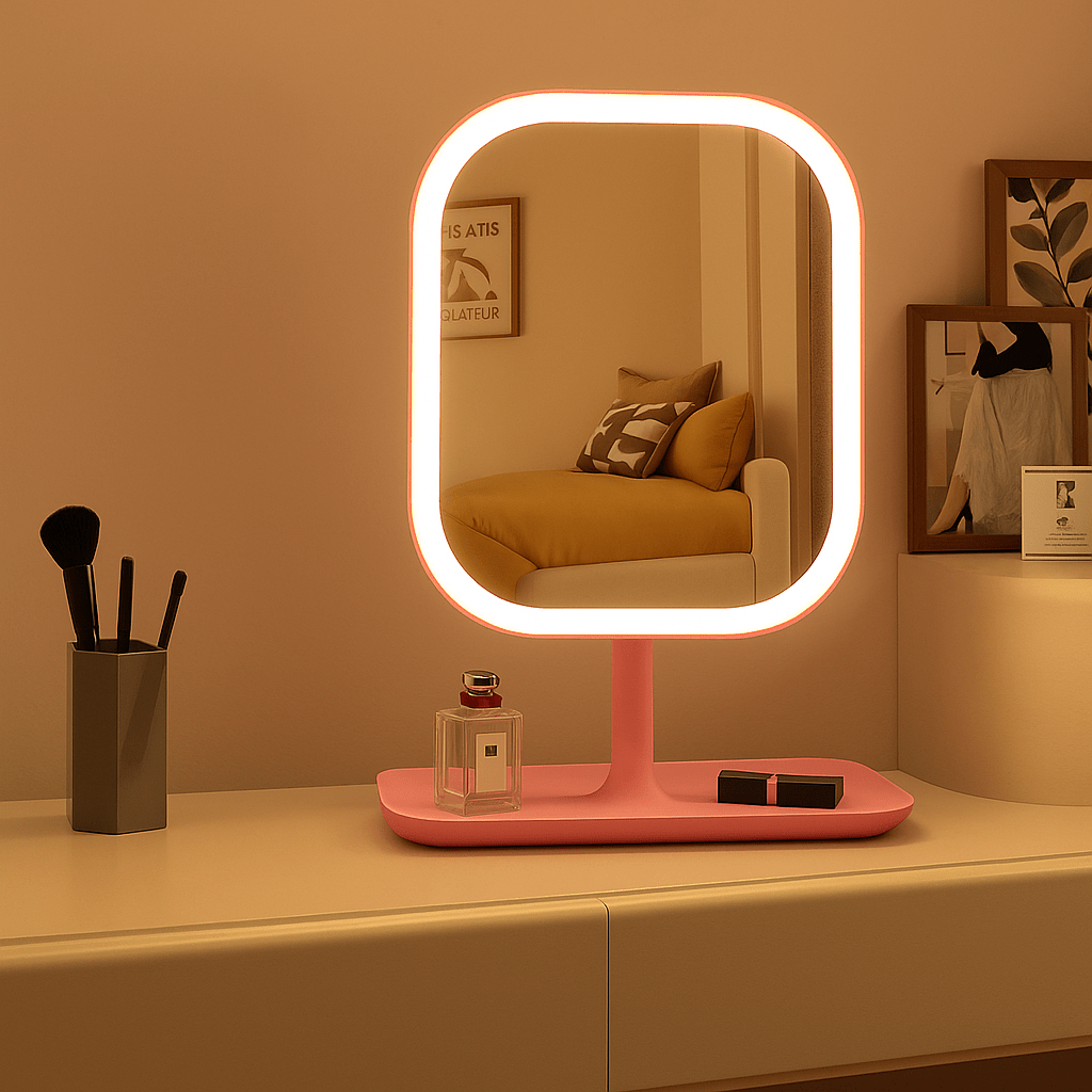Stylish LED Vanity Mirror with Touch Control & 3 Adjustable Light Colors 3