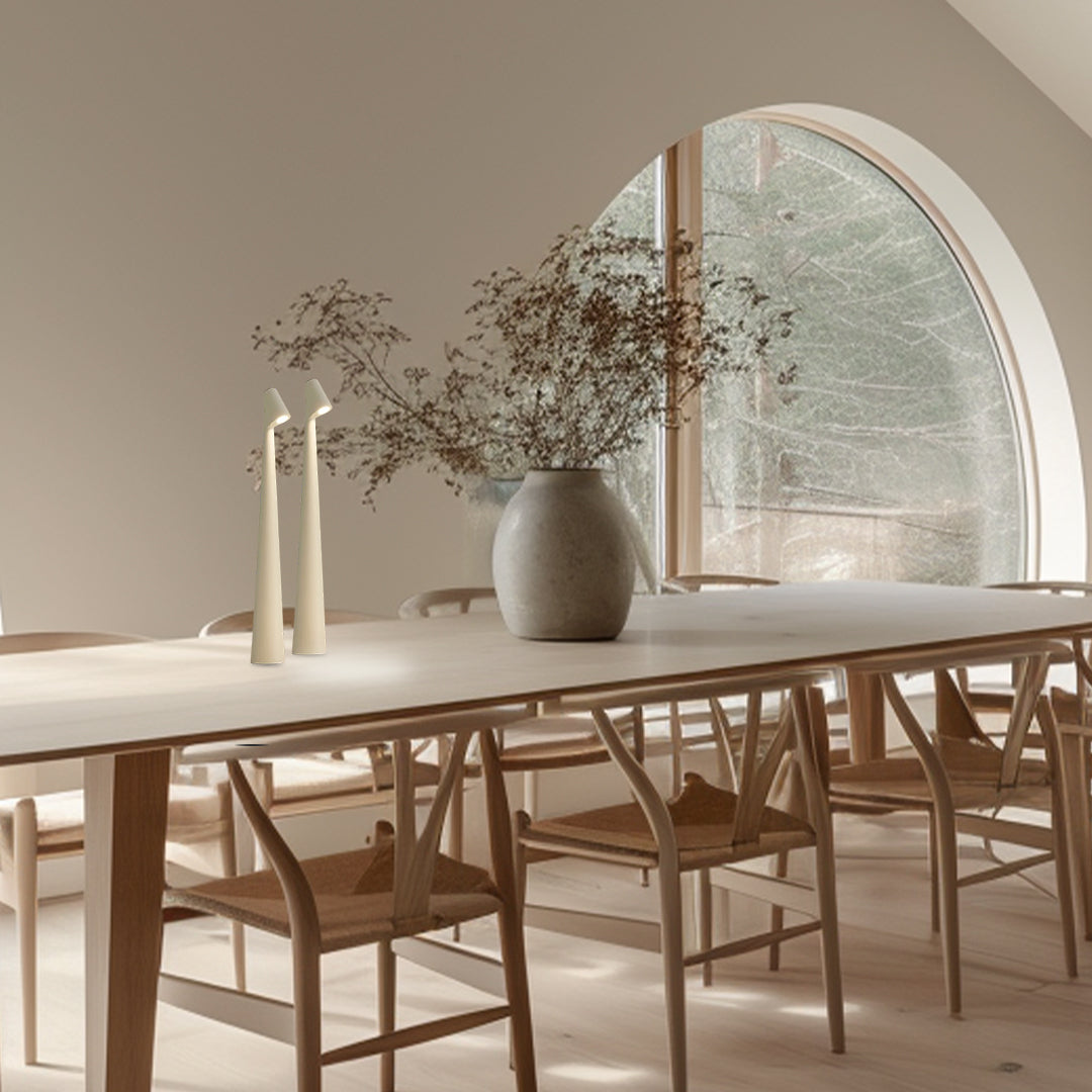 AURORA LUX - Moderne oplaadbare tafellamp voor binnen en buiten