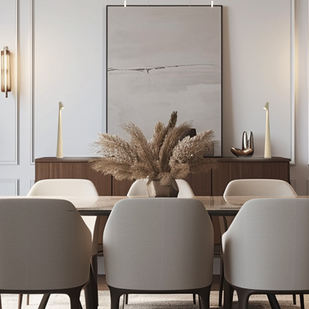 AURORA LUX - Moderne oplaadbare tafellamp voor binnen en buiten