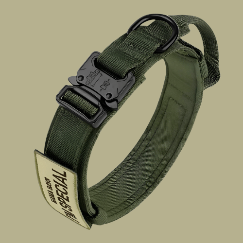 TacticalK9 - Adjustable dog collar set for adventures and daily training
