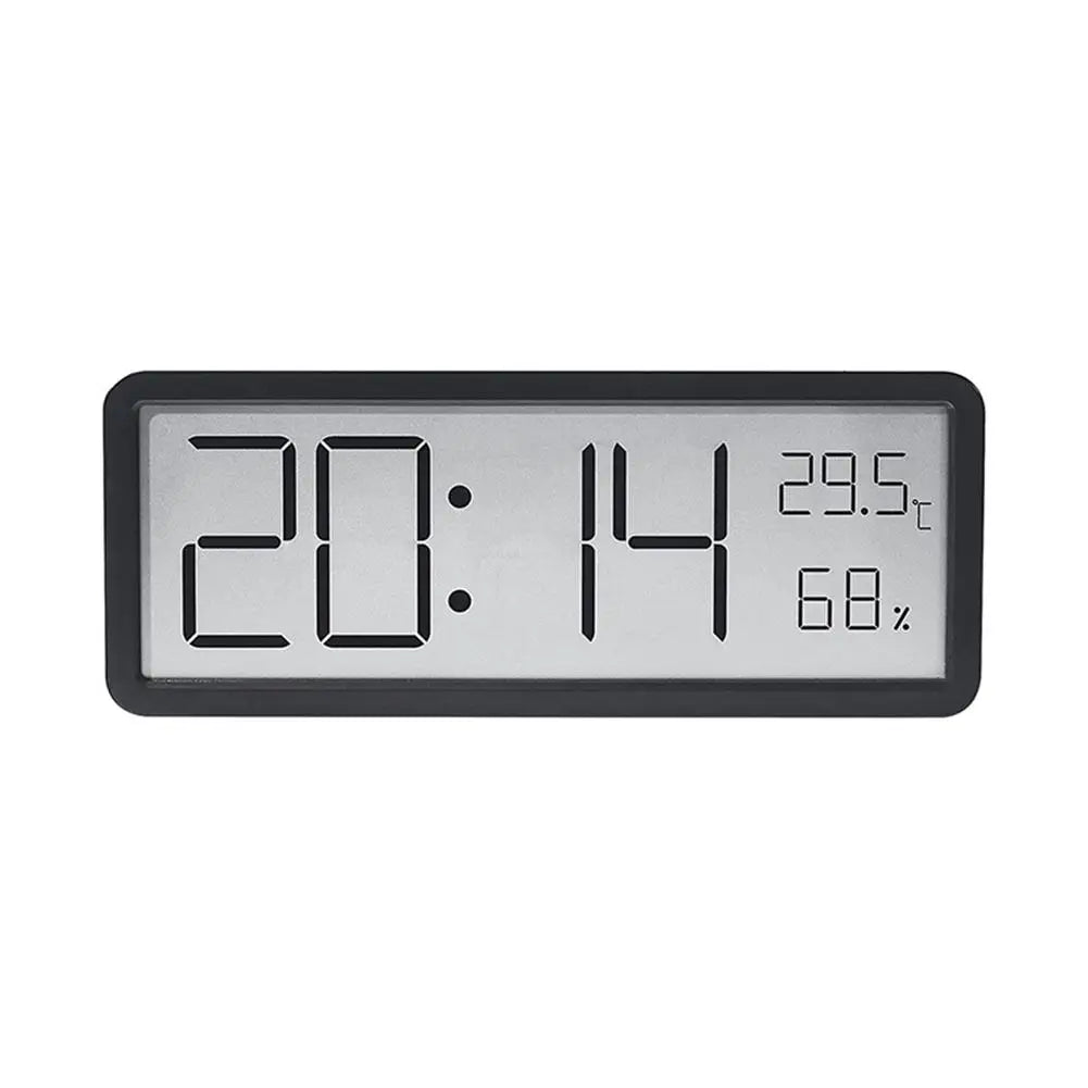 TimeVibe Large Digital Wall Clock with LED Display and Climate Sensor 5