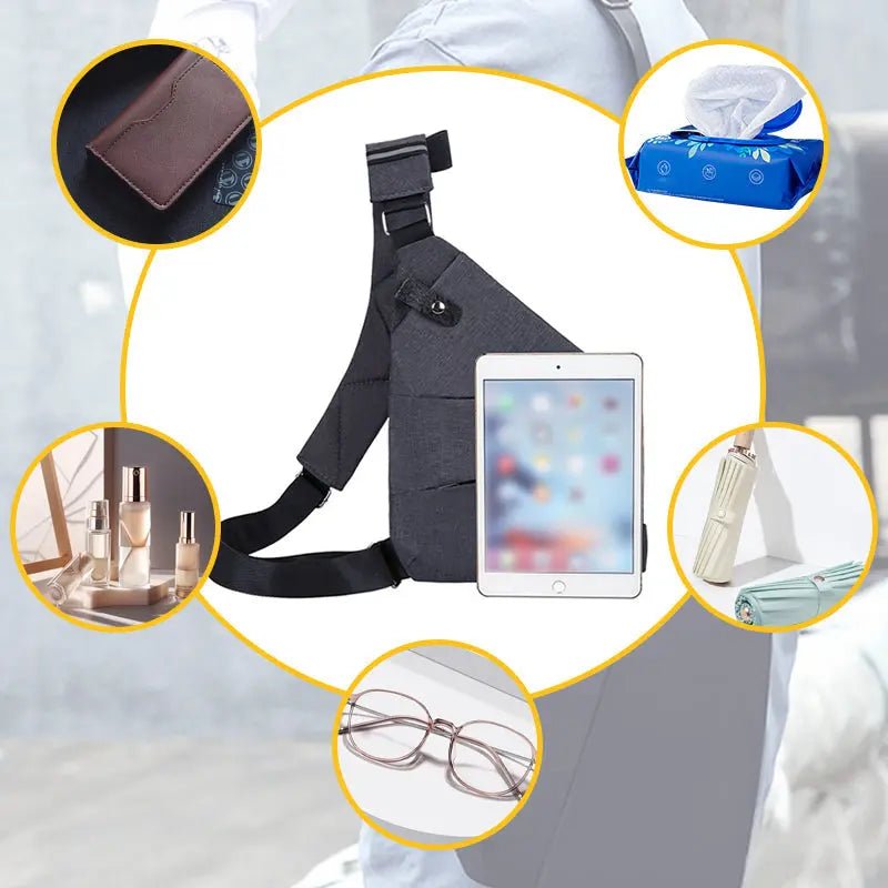 TravelSafe - Anti-Theft Shoulder Bag, Ergonomic Design, Weather-Resistant, Daily Use 4