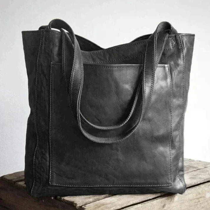 TressBag - Large Genuine Leather Shoulder Bag for Women, Durable & Spacious 2