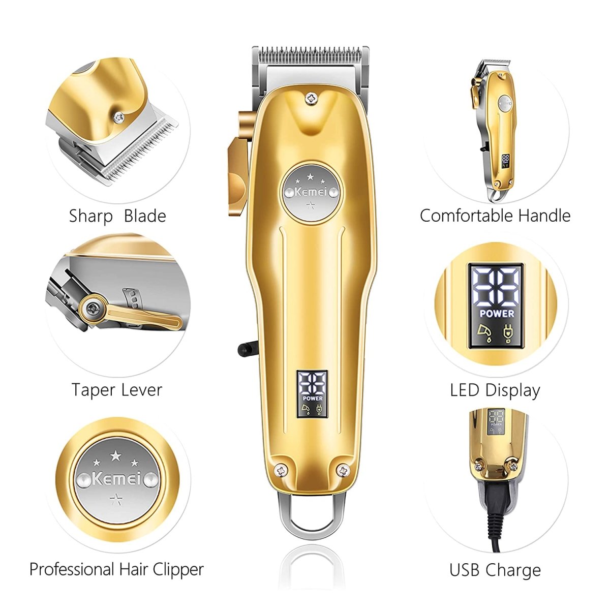 TrimForce Pro 3 | 3-in-1 Hair Trimmer & Foil Shaver | Cordless Precision Grooming Kit for Men | Professional Beard Trimmer 2