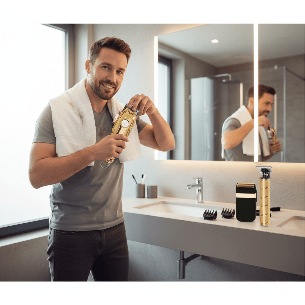 Trimax Pro – Cordless hair clipper with LED display 1