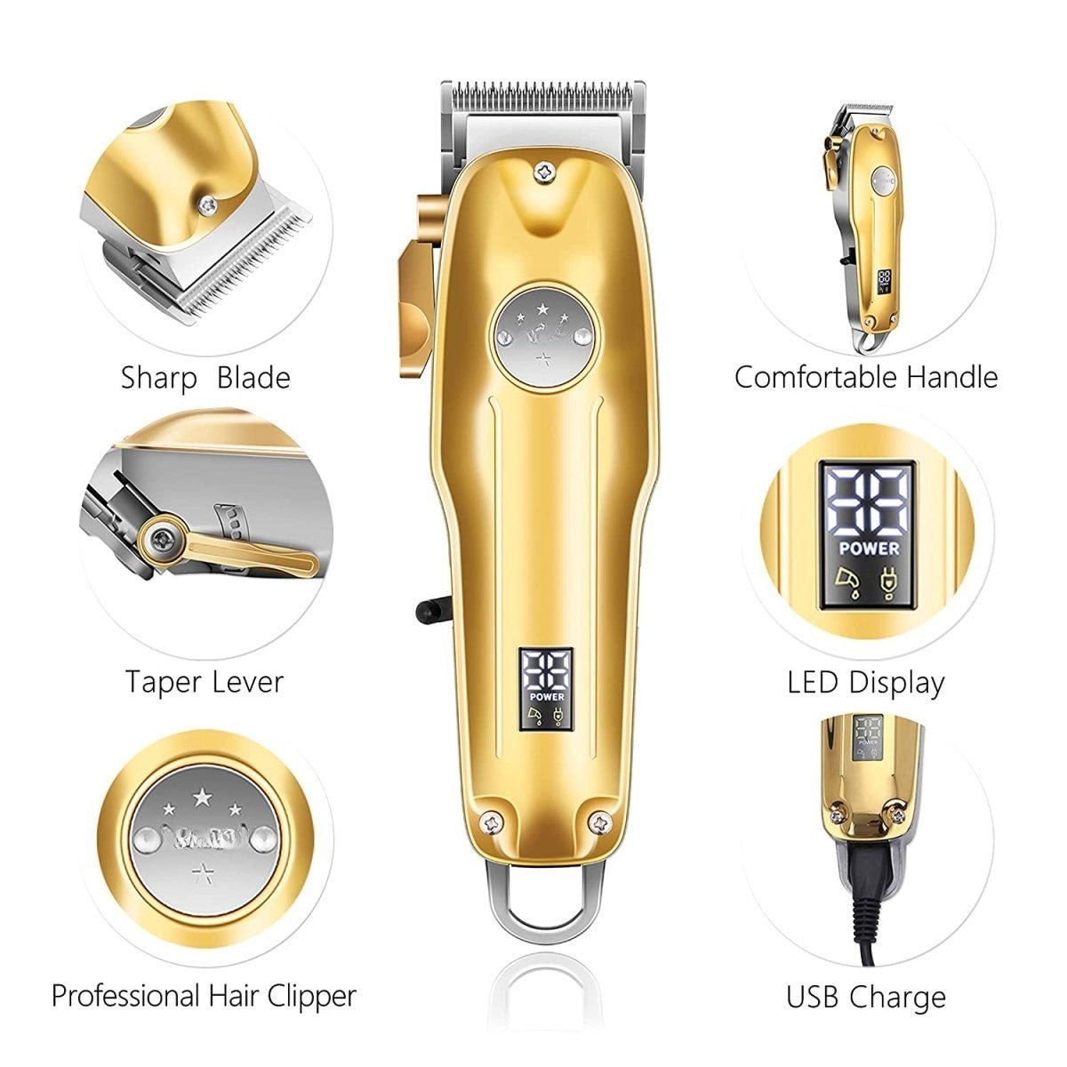 Trimax Pro – Cordless hair clipper with LED display 2