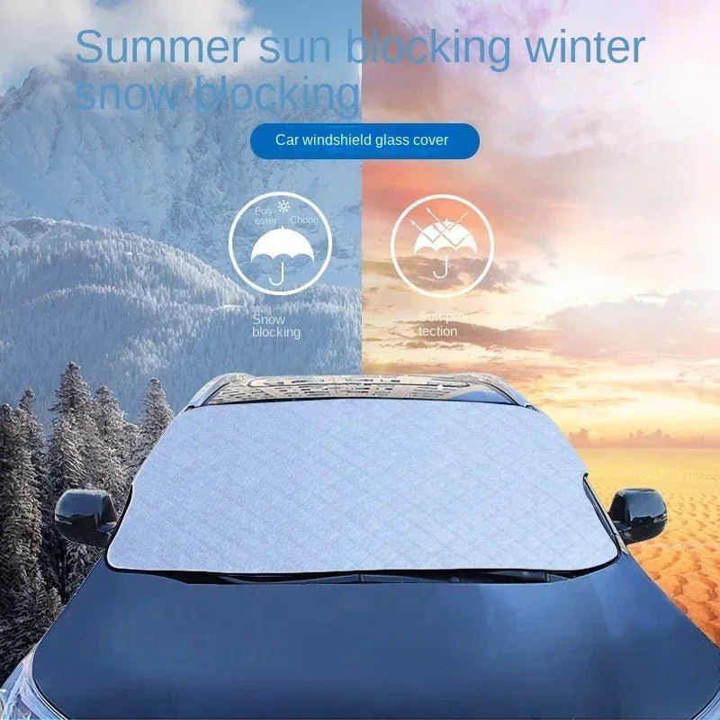 Universal Car Snow Cover - Durable Windshield Protector for Sedans & SUVs 3