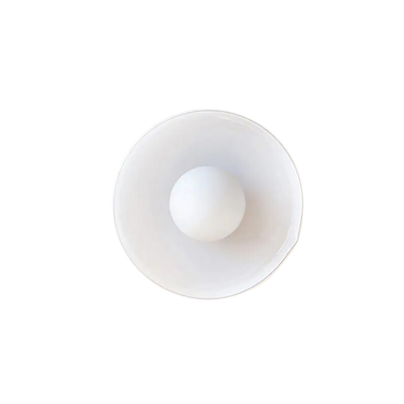 NORDILUX – Nordic Glass Ceiling Lamp with Transparent Shade and LED Compatibility