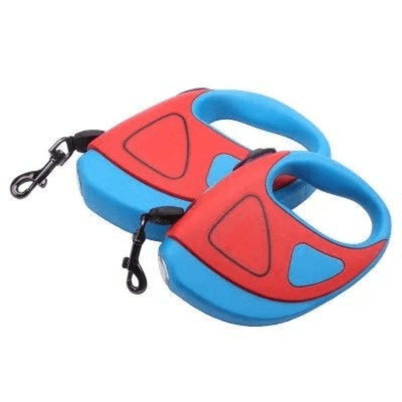 SAFEPAW – LED retractable dog leash with automatic rewind & non-slip handle