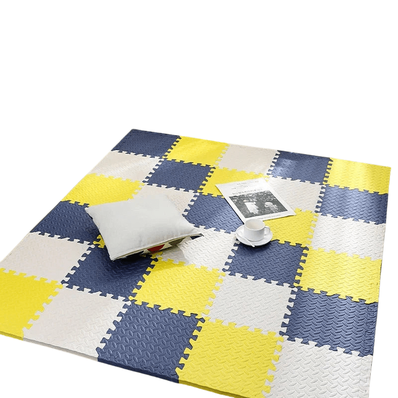 KIDDOREST – Baby Play Mat with 12 Interlocking Pieces and Shock-Absorbing Padding