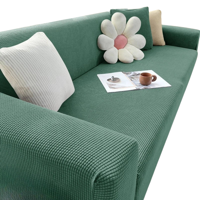 JACQUA SHIELD – Waterproof Sofa Cover with Non-Slip Backing and Jacquard Design