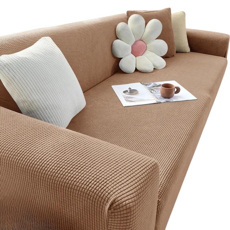 JACQUA SHIELD – Waterproof Sofa Cover with Non-Slip Backing and Jacquard Design