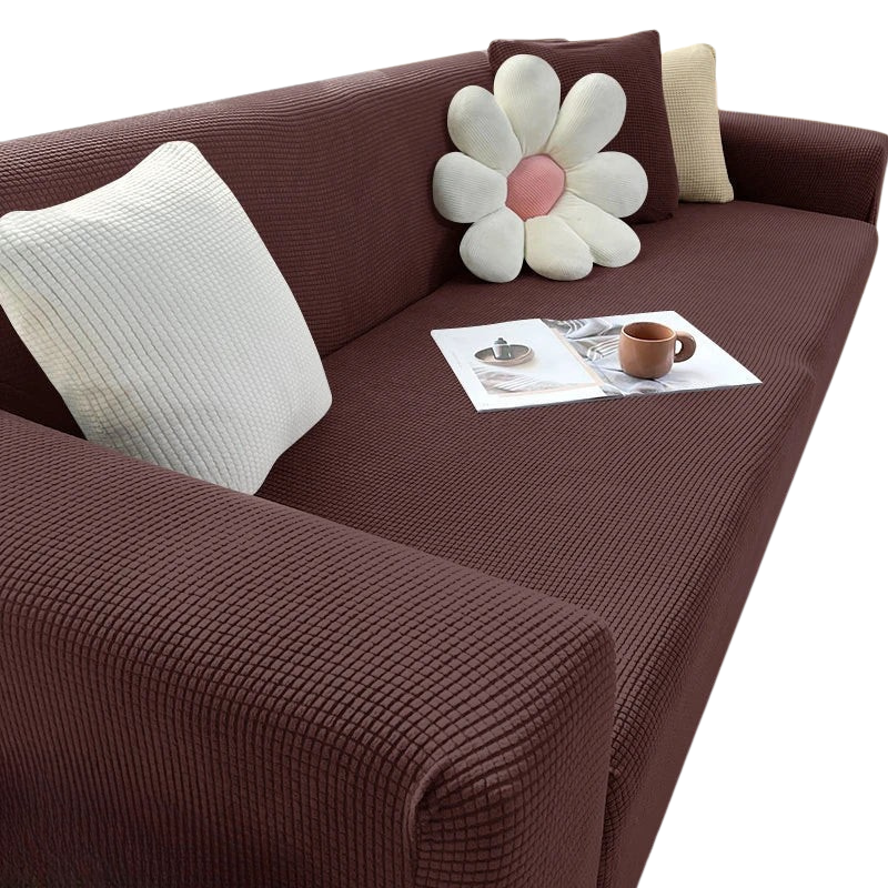 JACQUA SHIELD – Waterproof Sofa Cover with Non-Slip Backing and Jacquard Design