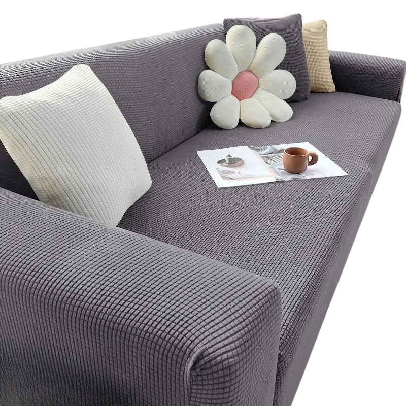 JACQUA SHIELD – Waterproof Sofa Cover with Non-Slip Backing and Jacquard Design
