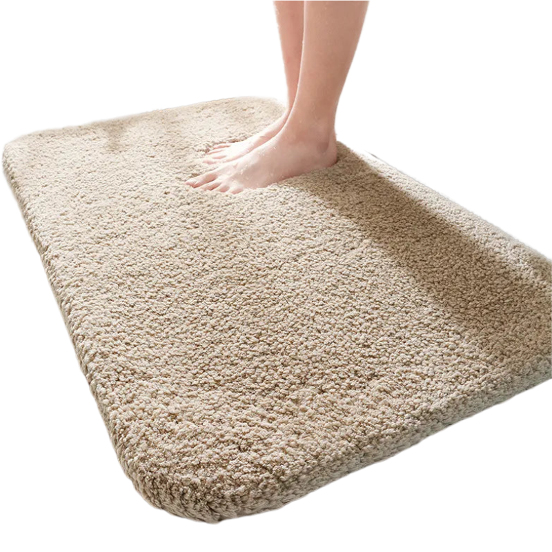 SoftHaven – Plush Microfiber Bath Mat with Non-Slip Backing