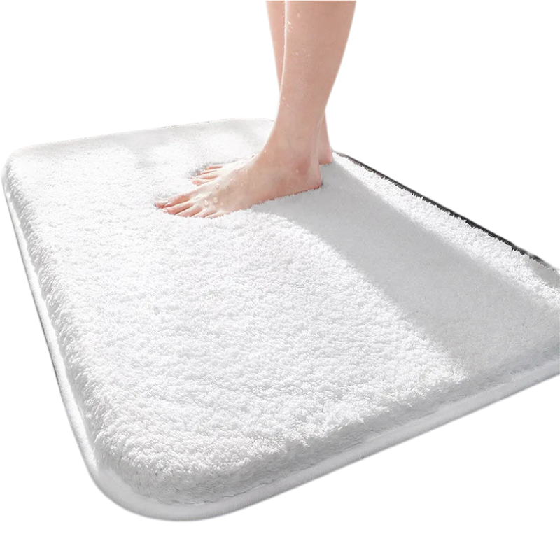 SoftHaven – Plush Microfiber Bath Mat with Non-Slip Backing