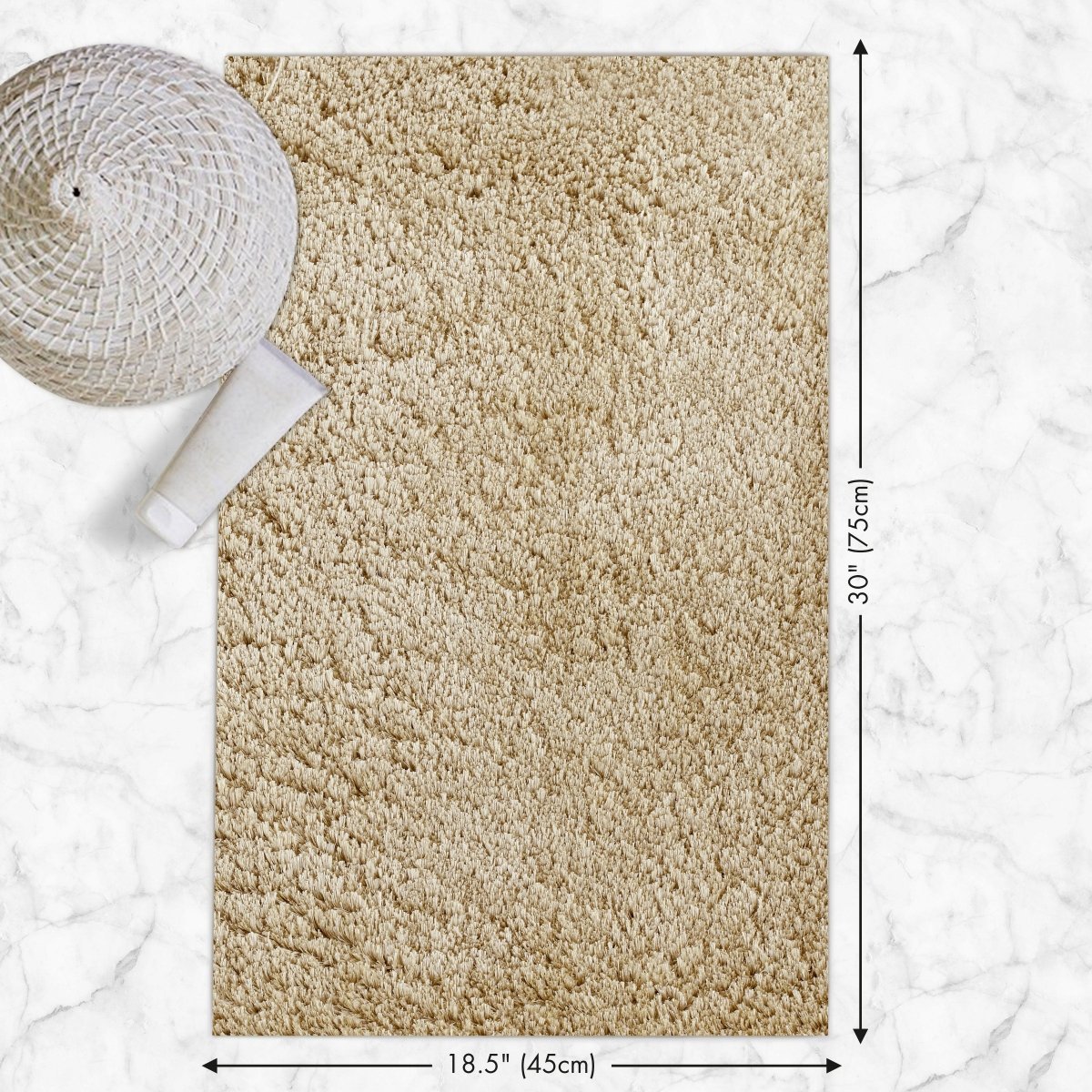 Veloura Ultra-Absorbent Bath Mat | Plush non-slip bathroom mat for comfort and safety 4