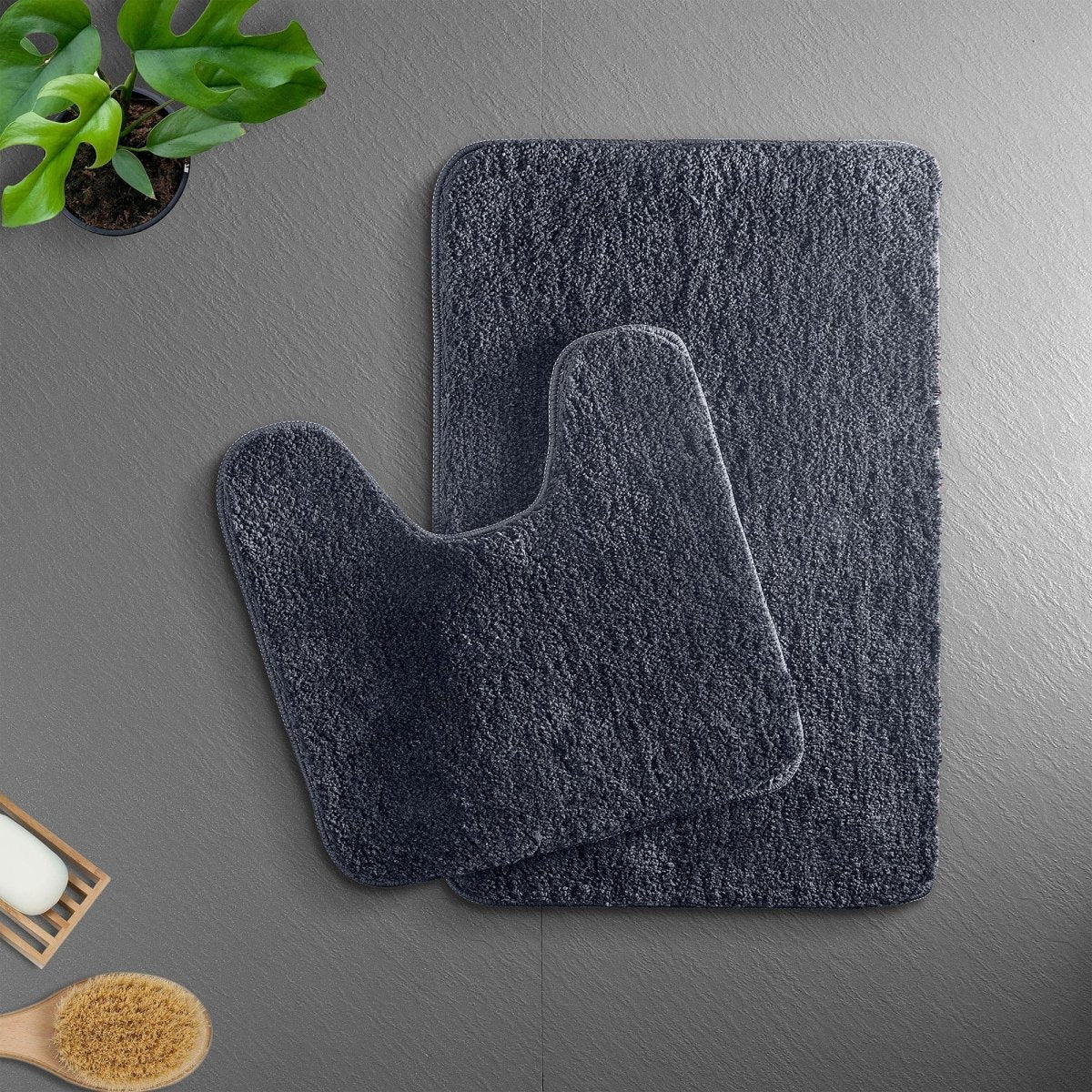 VeluSoft Plush Microfiber Bath Mat | Quick-Absorbing, Non-Slip Bathroom Rug for Comfort and Safety 1