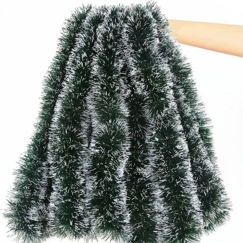 Verdant - Premium Green Christmas Decoration Tape for Wreaths & Tree Decor 7