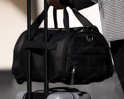 Versatile Convertible Duffle Bag - Wrinkle-Free Travel Suitcase with Shoe Compartment 2
