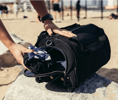 Versatile Convertible Duffle Bag - Wrinkle-Free Travel Suitcase with Shoe Compartment 4