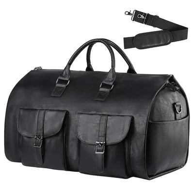 Versatile Convertible Duffle Bag - Wrinkle-Free Travel Suitcase with Shoe Compartment 7