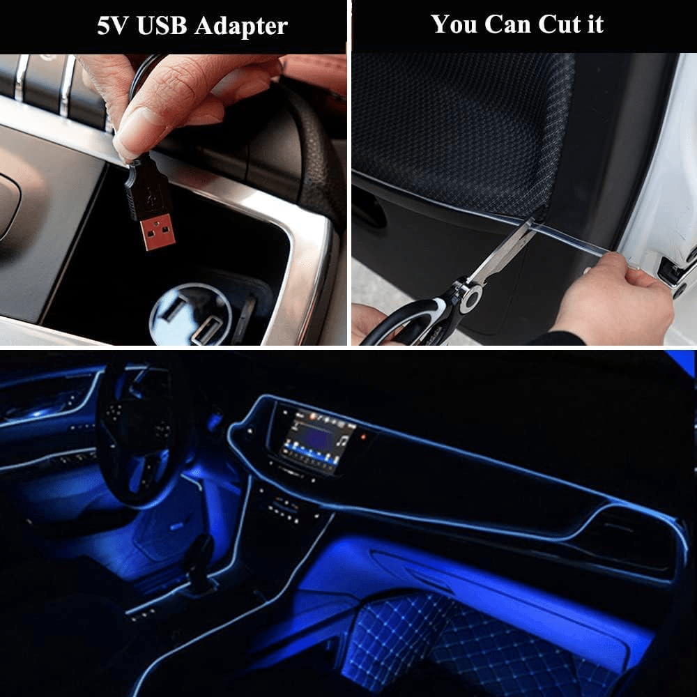 Versatile RGB LED Strip Light for Home and Car Interior Decoration 2